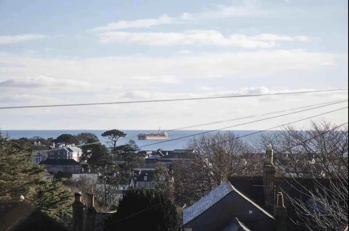 Falmouth Townhouse With Panoramic Sea View Terrace Exterior foto