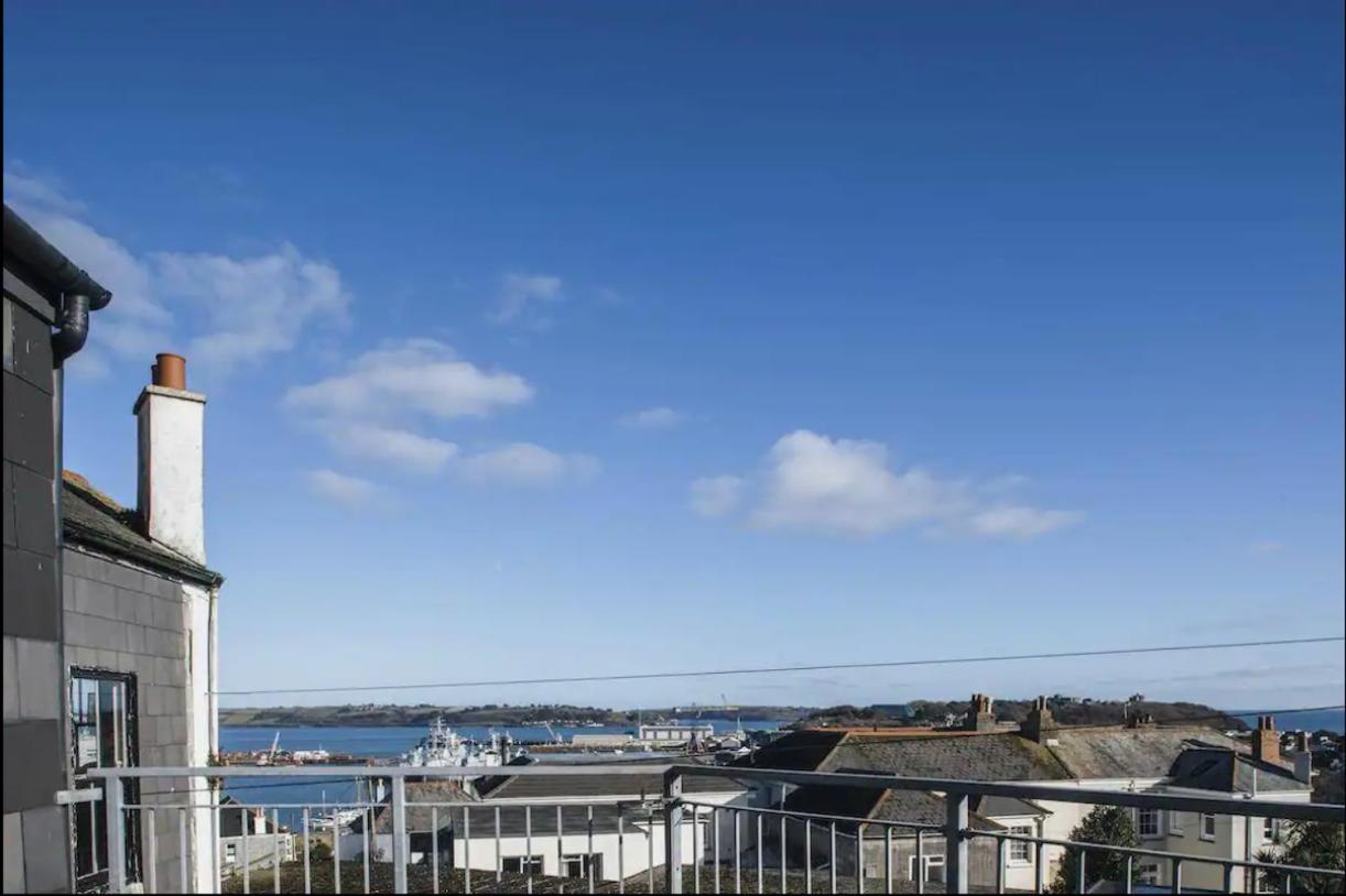 Falmouth Townhouse With Panoramic Sea View Terrace Exterior foto