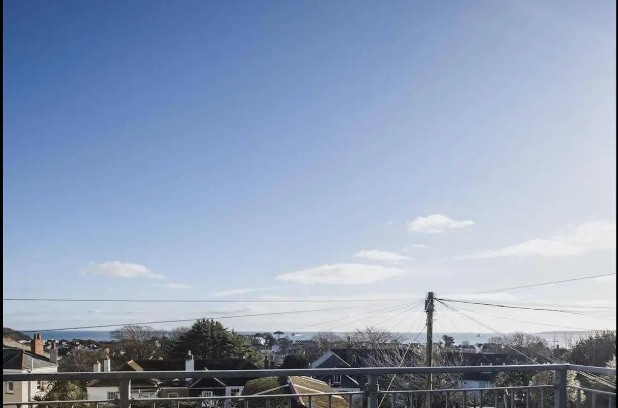 Falmouth Townhouse With Panoramic Sea View Terrace Exterior foto