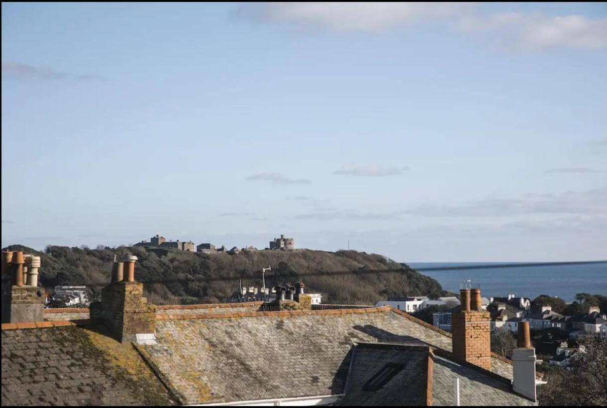 Falmouth Townhouse With Panoramic Sea View Terrace Exterior foto