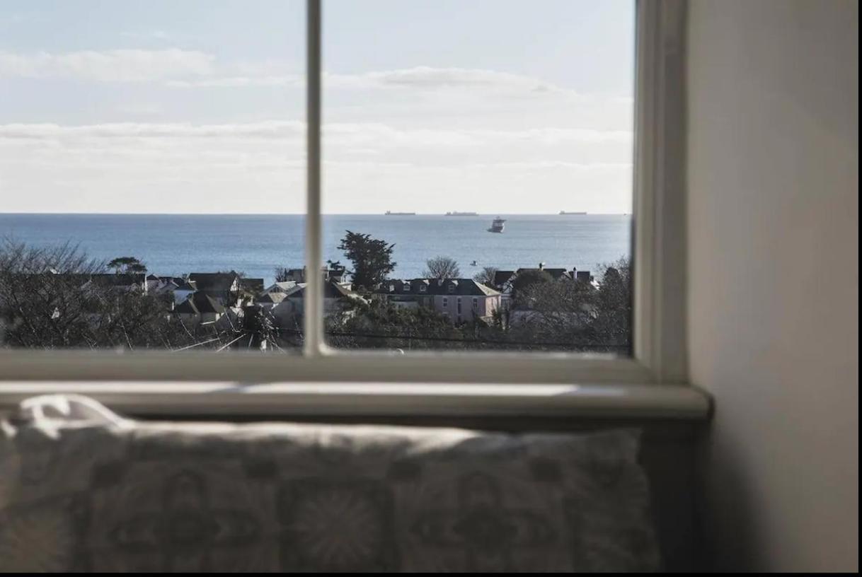 Falmouth Townhouse With Panoramic Sea View Terrace Exterior foto