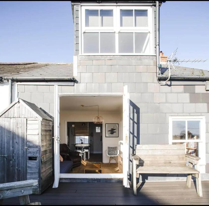 Falmouth Townhouse With Panoramic Sea View Terrace Exterior foto